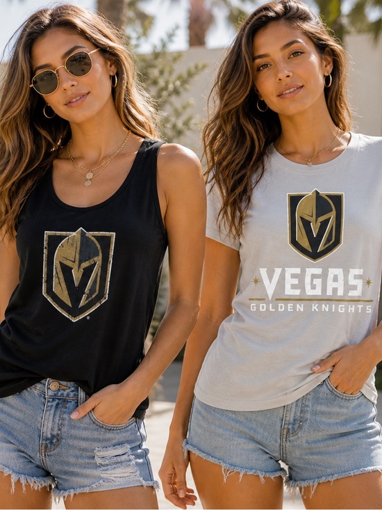 Golden Knights Other - NWT Vegas Golden Knights T-Shirt & VGK Tank Top